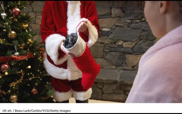 Why does Santa leave coal for bad kids?