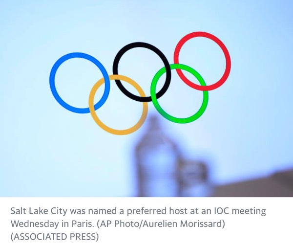 Salt Lake City to host 2034 Olympics