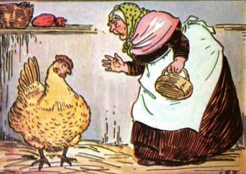 Aesops Fables: The Woman and the Fat Hen
