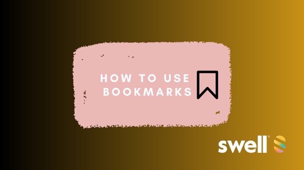 #SwellTipsFromSwell  |  Can’t listen right now? Use the bookmarks feature!